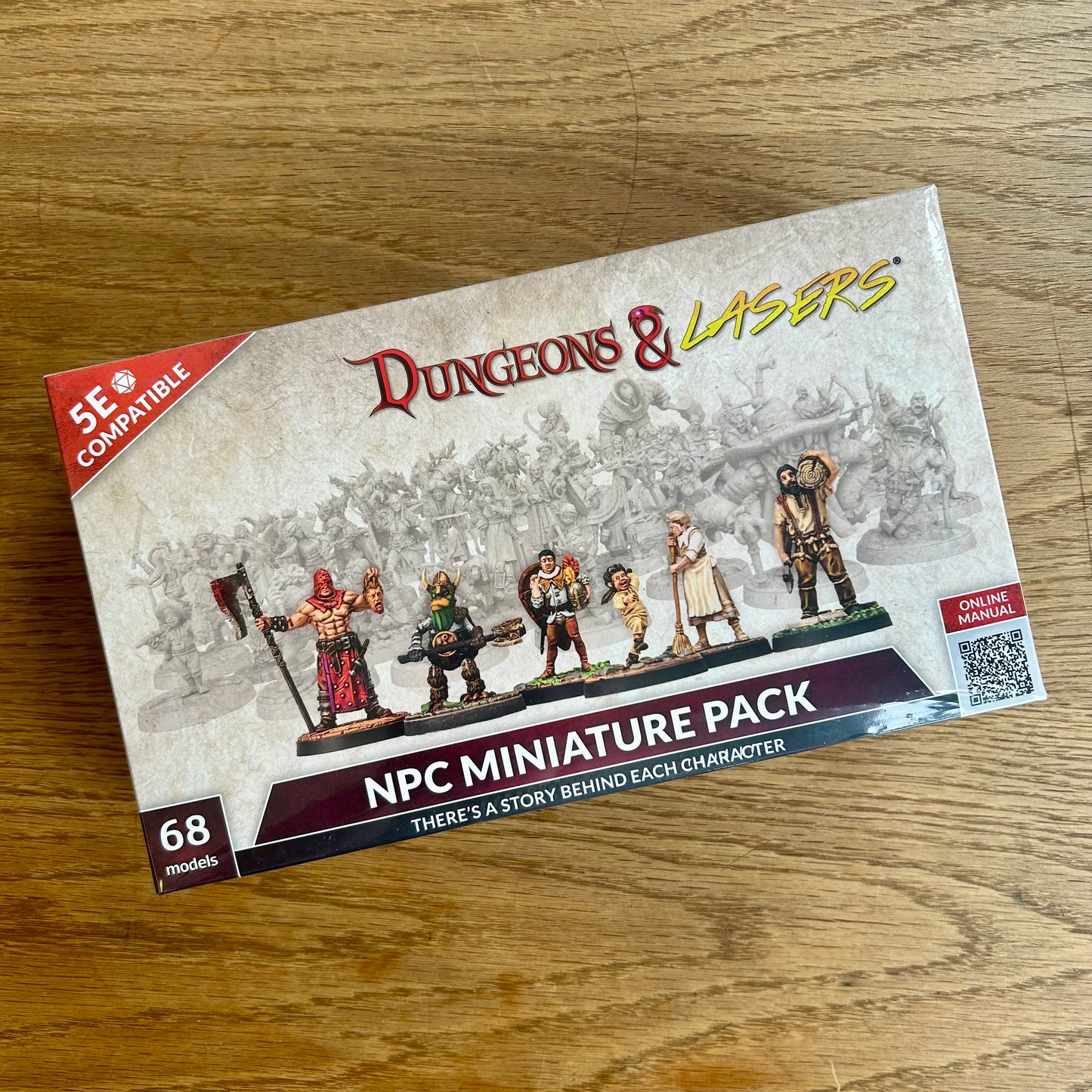 Dungeons & Lasers: NPC Miniature Pack