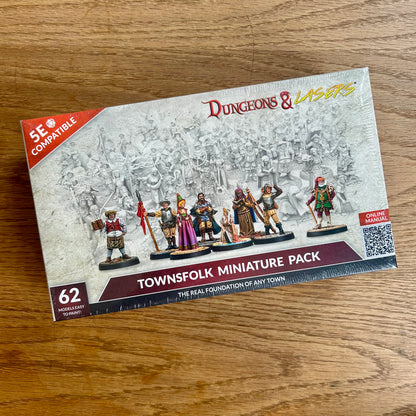 Dungeons & Lasers: Townsfolk Miniature Pack