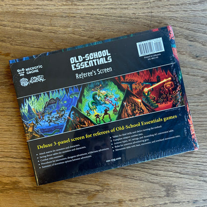 Old-School Essentials: Referee’s Screen (Benjamin Marra edition)